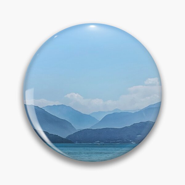 Item preview, Mountains across Lake Annecy designed and sold by ZoeCalvert.
