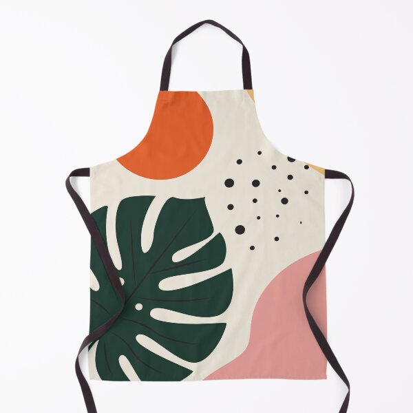 Item preview, Abstract Monstera Leaf with Geometric Boho Pattern designed and sold by TatinkaArtskill.