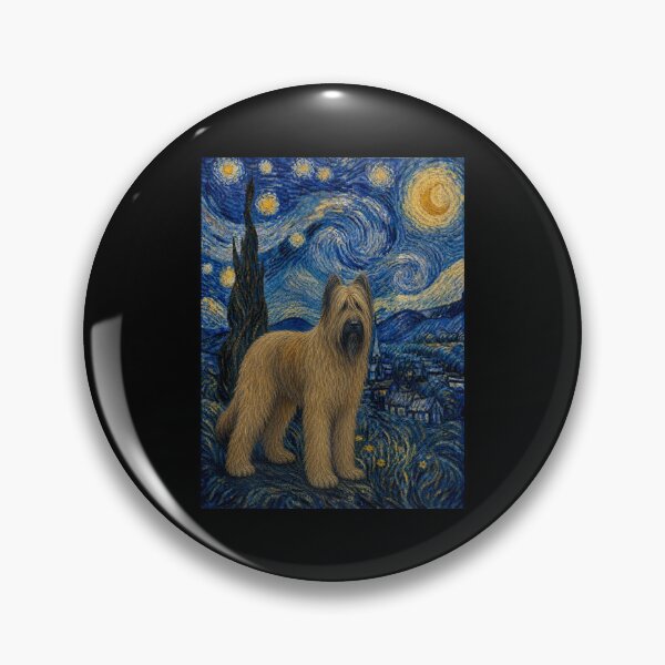 Item preview, Briard Dog Van Gogh Starry Night  designed and sold by Littermin.