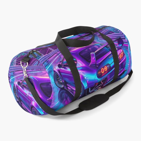 Item preview, Retro Outrun JDM Sports Car Shooting Flames Graphic Design designed and sold by RevUpDesign.