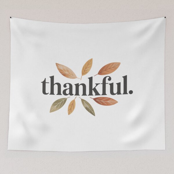 Item preview, Thankful Thanksgiving Pumpkin Thanksgiving Thanksgiving Family Thankful Grateful designed and sold by SapfireStuArt.