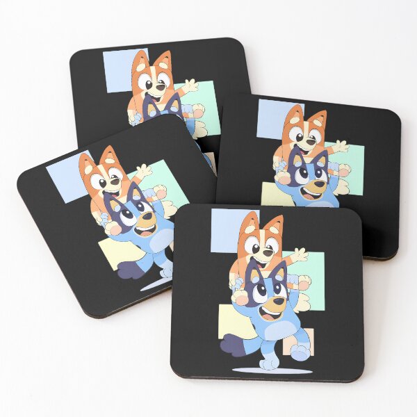 Item preview, Blue And Orange Animated Puppies Playing Piggyback designed and sold by AnimeIsMyLifeFo.