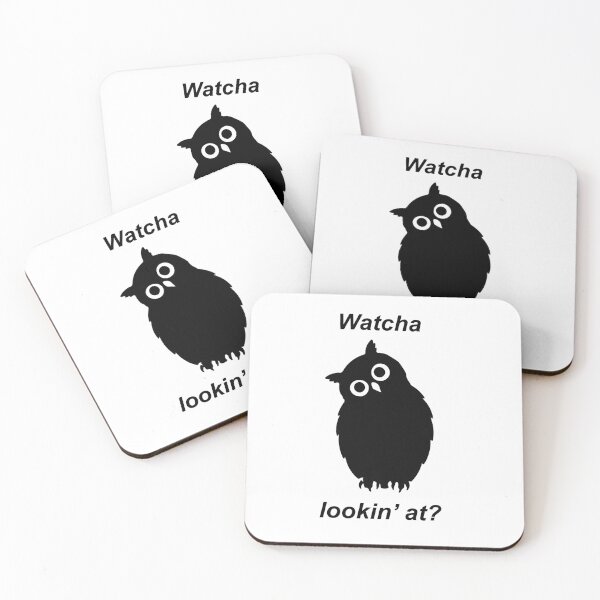 Item preview, Owl Be Watching You - Whatcha Lookin’ At? designed and sold by Anvc-Art.