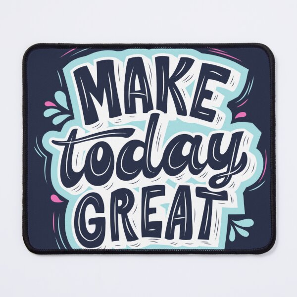 Item preview, Make Today Great Motivational Typography Design designed and sold by SmartMoneyMugs .