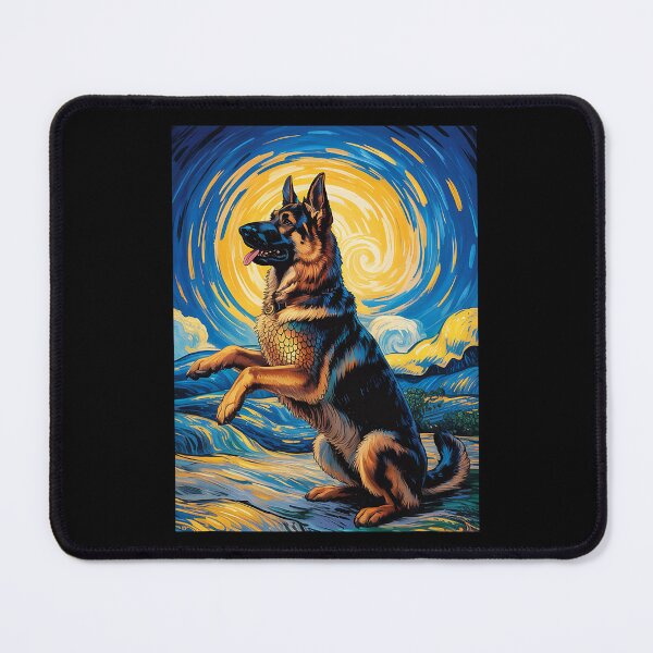 Item preview, German Shepherd Japanese Van Gogh Dogs German Shepherd designed and sold by Littermin.