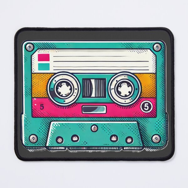Item preview, Vintage Cassette Tape Nostalgia Music Culture Art Print designed and sold by PinUpPizzazz.