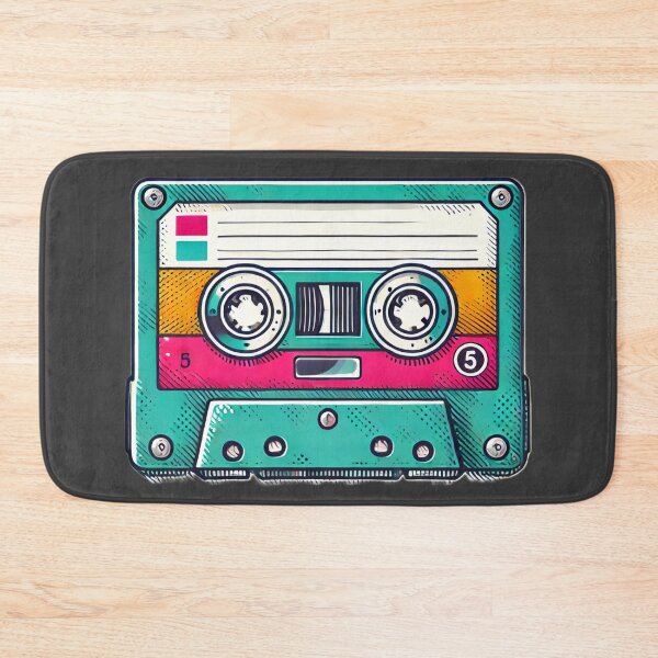 Item preview, Vintage Cassette Tape Nostalgia Music Culture Art Print designed and sold by PinUpPizzazz.