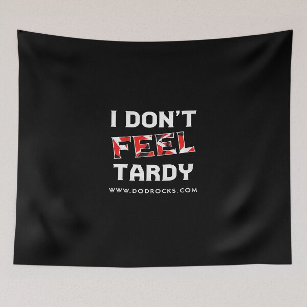 Item preview, I Don't Feel Tardy Vintage Music #7296 designed and sold by lukas-lei-art.