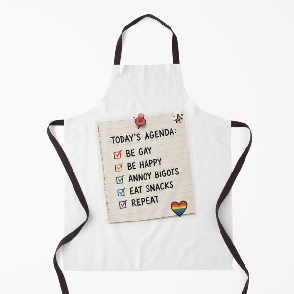 Item preview, Today's Agenda Be Gay Be Happy Pride designed and sold by Pixanova.