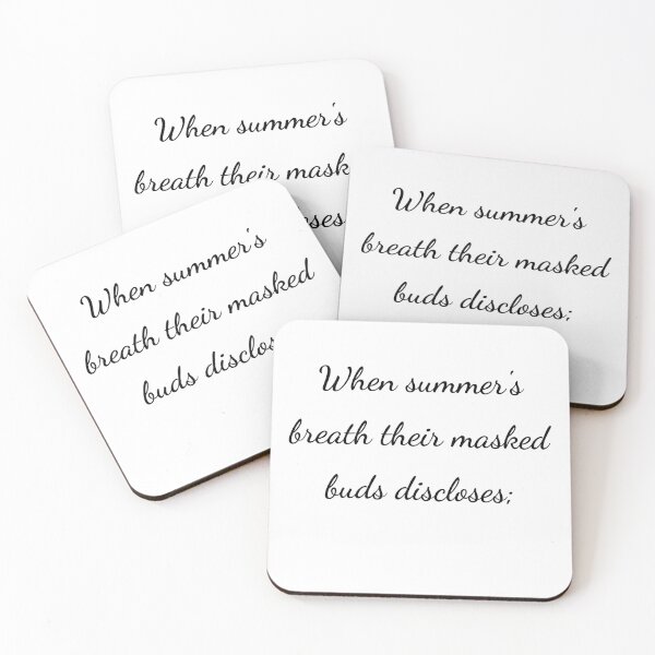 Item preview, "Cuando el aliento del verano revela sus capullos enmascarados" - letra negra designed and sold by ariksworld.