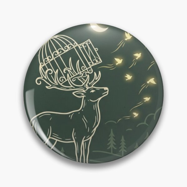 Item preview, Let Them Fly – Deer Birdcage Design designed and sold by Dogandesighn.
