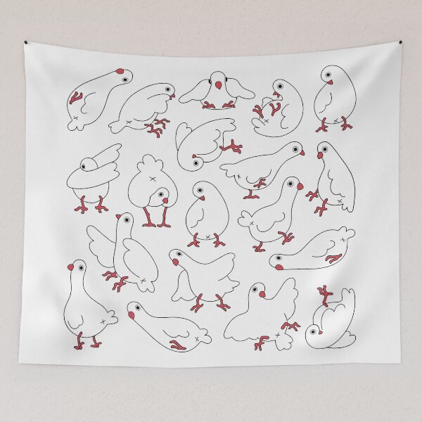 Item preview, DANCING BIRDS MOOD designed and sold by ScarlettsArt.