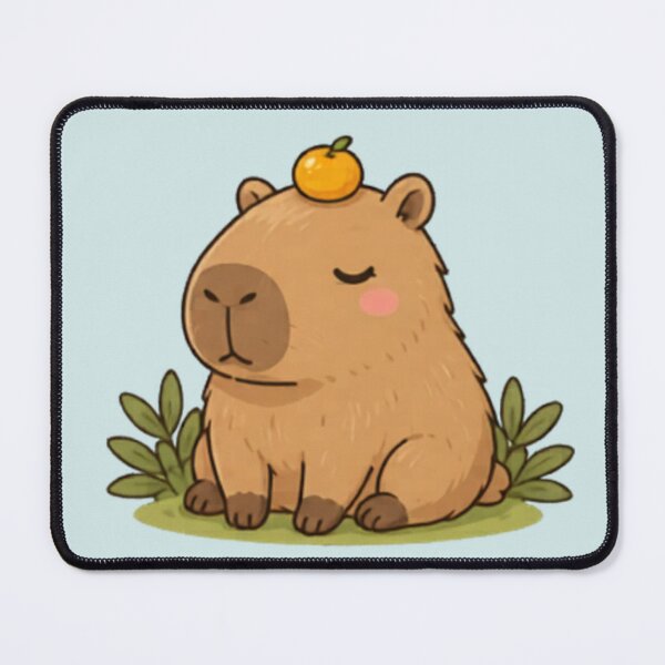 Item preview, Good Vibes Capybara designed and sold by MellowMunchkins.