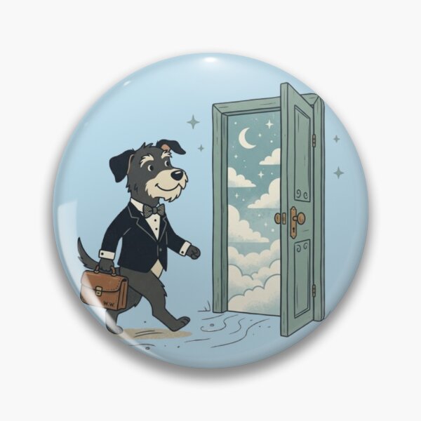 Item preview, Dream Door – Dog in Tuxedo Design designed and sold by Dogandesighn.