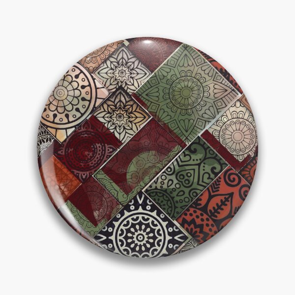 Item preview, Boho Moroccan Tile Patchwork designed and sold by imaniko.