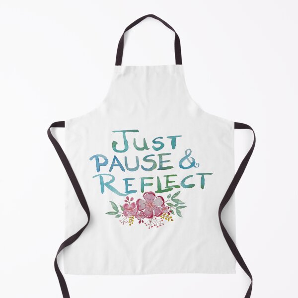 Item preview, Just Pause & Reflect With Cherry Blossoms Teal, Pink & Green  designed and sold by Shalini Bisht.