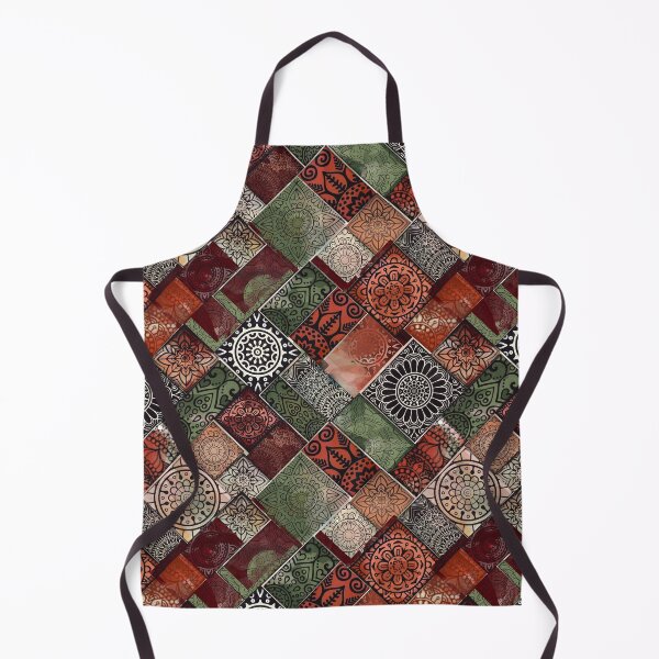Item preview, Boho Moroccan Tile Patchwork designed and sold by imaniko.