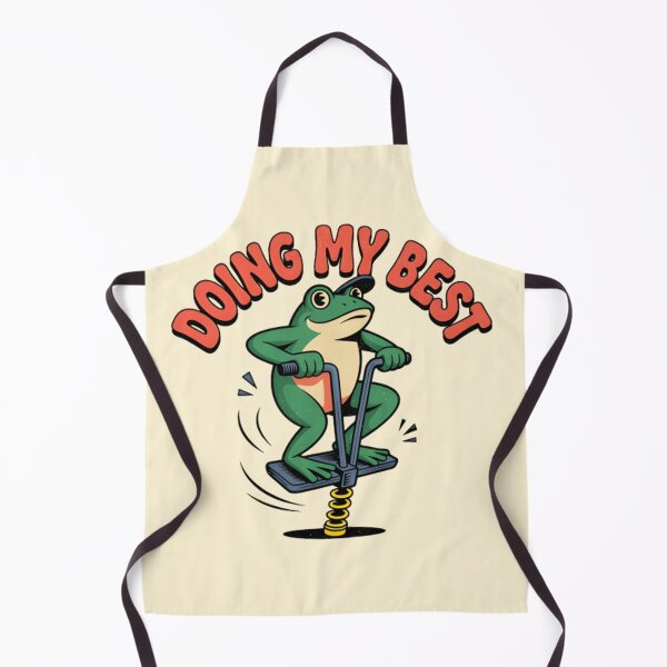 Item preview, Doing My Best Frog Shirt – Funny Anxious Frog Meme Cottagecore T-Shirt & Sticker designed and sold by ZyxDes.
