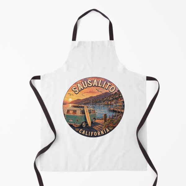 Item preview, Sausalito California: Vanlife Bay View Badge designed and sold by CircinusStore.