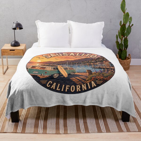 Item preview, Sausalito California: Vanlife Bay View Badge  designed and sold by CircinusStore.
