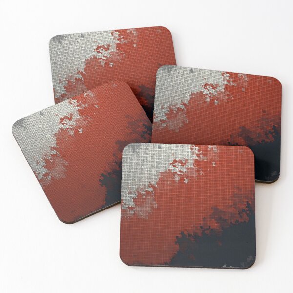 Item preview, Modern Abstract Grid | Red Blue Geometric Wall Art designed and sold by Shirdon2.