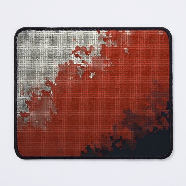 Item preview, Modern Abstract Grid | Red Blue Geometric Wall Art designed and sold by Shirdon2.