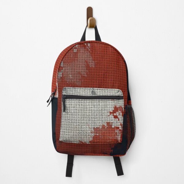 Item preview, Modern Abstract Grid | Red Blue Geometric Wall Art designed and sold by Shirdon2.