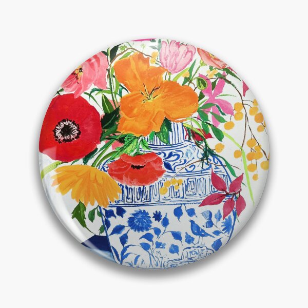 Item preview, Blooms in Blue Porcelain designed and sold by Mohita Garg.