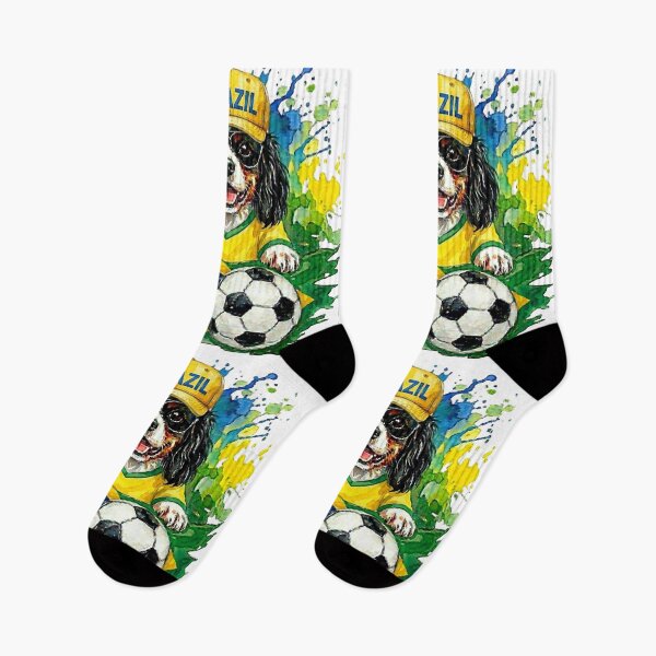 Item preview, Cavalier King Charles Spaniel Tri World Cup Brazil Suppawter designed and sold by The Suppawters.