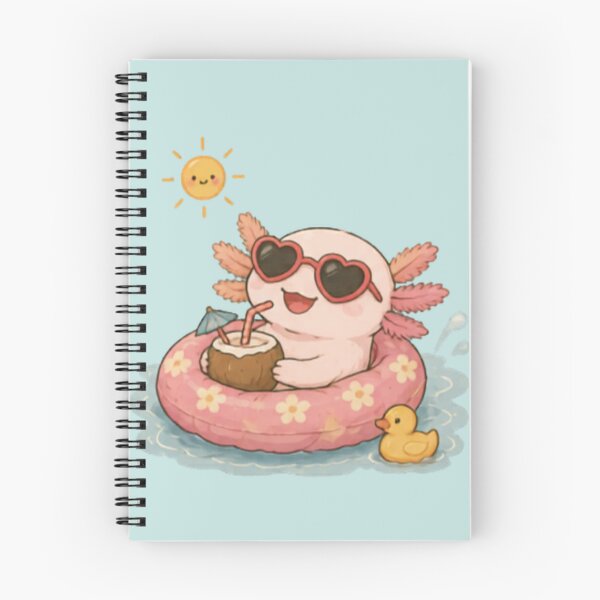 Item preview, Vacation Mode Axolotl  designed and sold by MellowMunchkins.