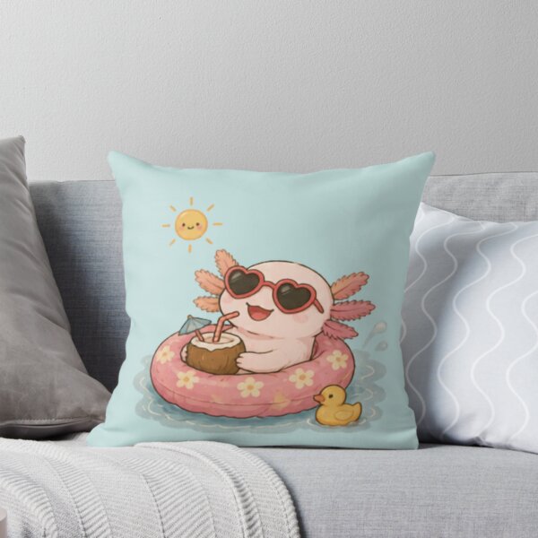 Item preview, Vacation Mode Axolotl  designed and sold by MellowMunchkins.
