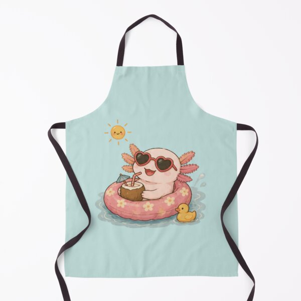 Item preview, Vacation Mode Axolotl designed and sold by MellowMunchkins.