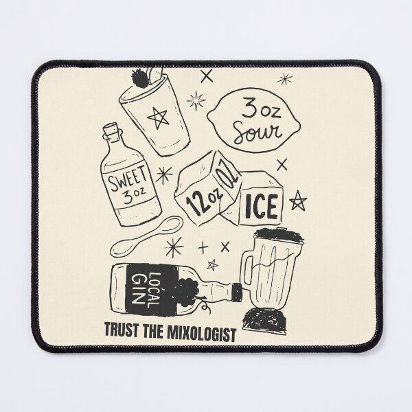 Item preview, Keep Calm and Trust the Mixologist: Hand-Drawn Cocktail Doodle Art designed and sold by REDDcool.