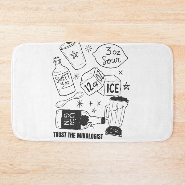 Item preview, Keep Calm and Trust the Mixologist: Hand-Drawn Cocktail Doodle Art designed and sold by REDDcool.