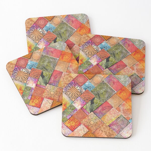 Item preview, Colorful Boho Tile Patchwork designed and sold by Aniko Tulipan.