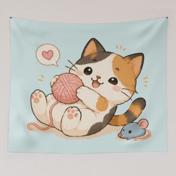 Item preview, Cute Playful Calico Kitten designed and sold by MellowMunchkins.