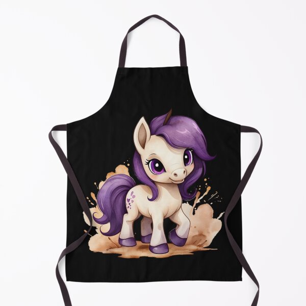 Item preview, Cute Kawaii Pony with Purple Mane. designed and sold by NewtBoo.