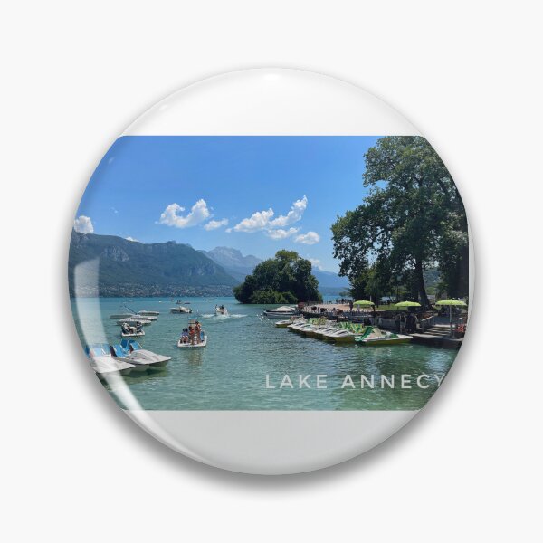 Item preview, View from the Pont d’Amour, Lake Annecy designed and sold by ZoeCalvert.