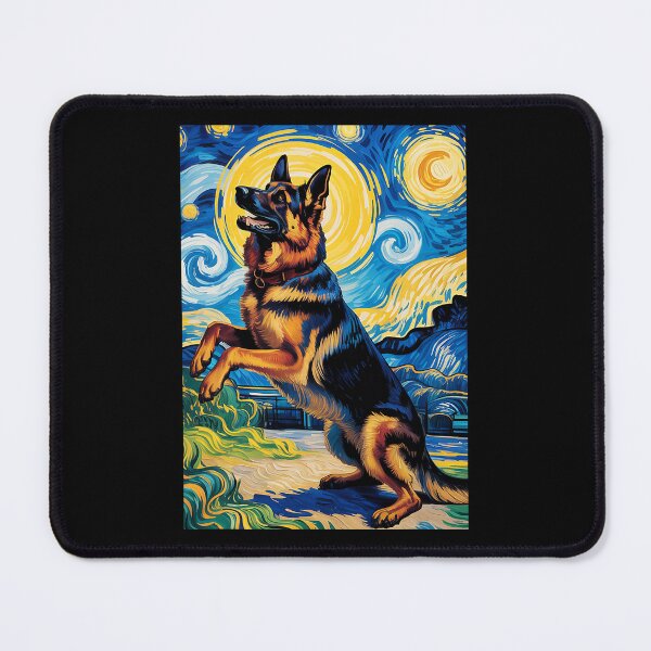 Item preview, German Shepherd Japanese Van Gogh Dogs German Shepherd designed and sold by Littermin.