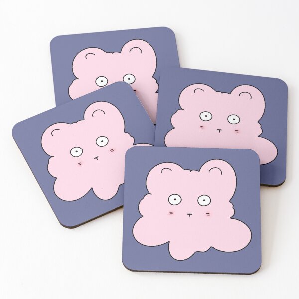 Item preview, Cute Pink Cloud Bear Face Drawing designed and sold by ubborn.
