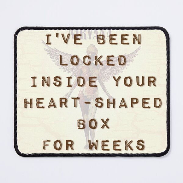 Item preview, Nirvana - In Utero - Heart Shaped Box designed and sold by 1SadBlackSheep.