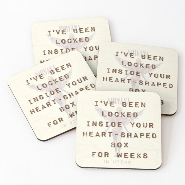 Item preview, Nirvana - In Utero - Heart Shaped Box designed and sold by 1SadBlackSheep.