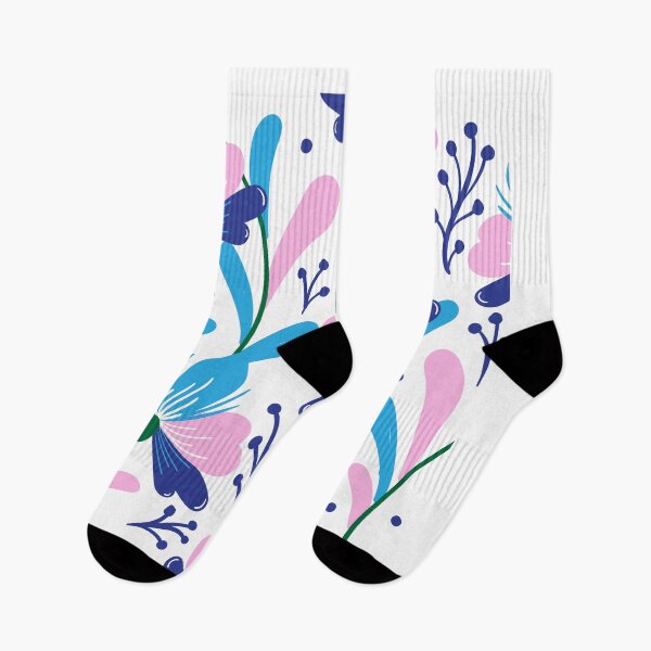 Item preview, Pink And Blue Spring Flowers designed and sold by Gradasee.