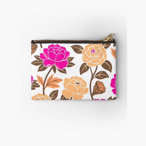 Item preview, Retro Bold Peonies and Camellias Flowers Seamless Pattern  designed and sold by DiNata.