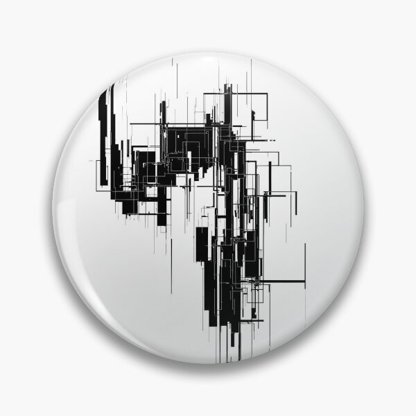 Item preview, Plan Z - Abstract Geometric Line Architecture designed and sold by Mystral Art Studio.