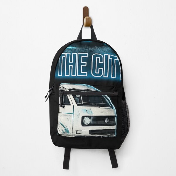 Item preview, Escape The City Cyberpunk Neon Van Streetwear Graphic designed and sold by Tel A Pet.