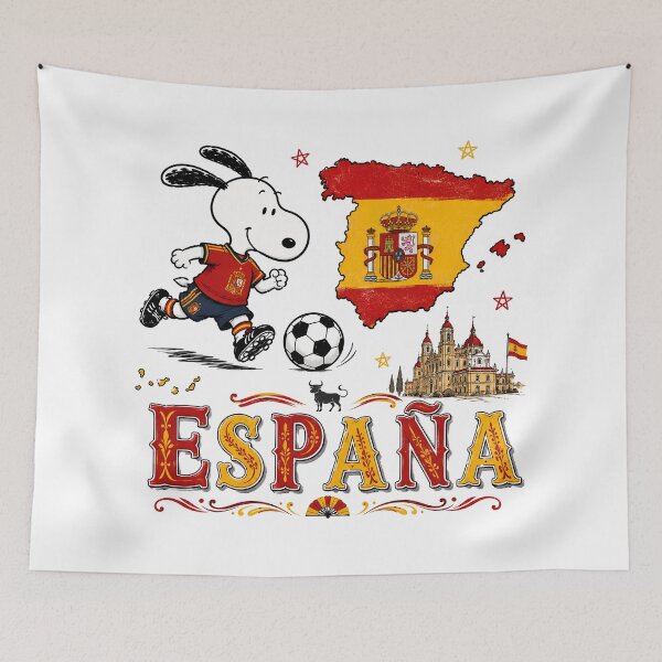 Item preview, Snoopy Spain Team World Cup 2026 designed and sold by Har-vee.