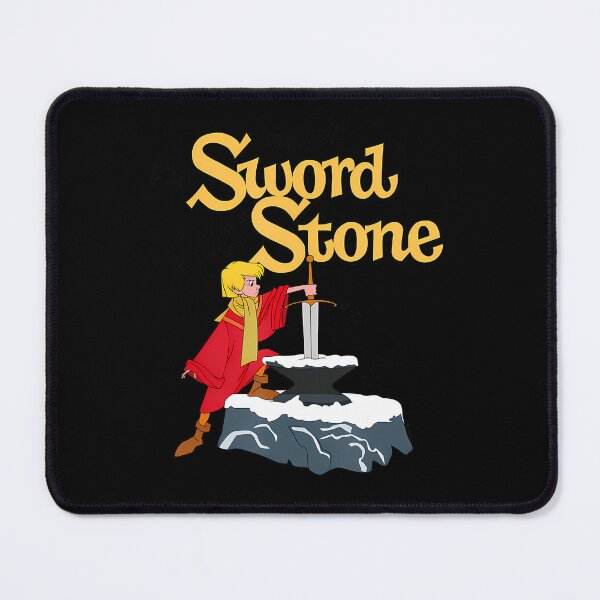 Item preview, Animated Blond Boy Pulling A Silver Sword Out From An Anvil Encased designed and sold by GMH7.