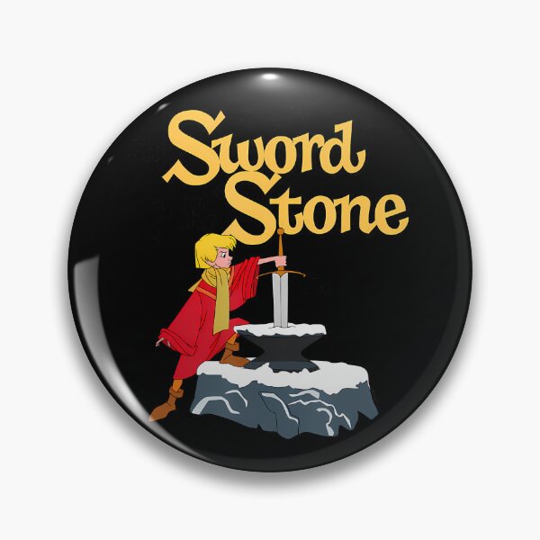 Item preview, Animated Blond Boy Pulling A Silver Sword Out From An Anvil Encased designed and sold by GMH7.