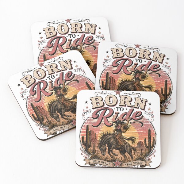 Item preview, Born to ride in the wild west designed and sold by Side Quest Co..